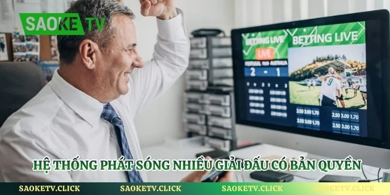 Hệ thống phát sóng nhiều giải đấu có bản quyền